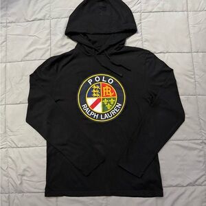 Polo by Ralph Lauren Black Hoodie with Logo